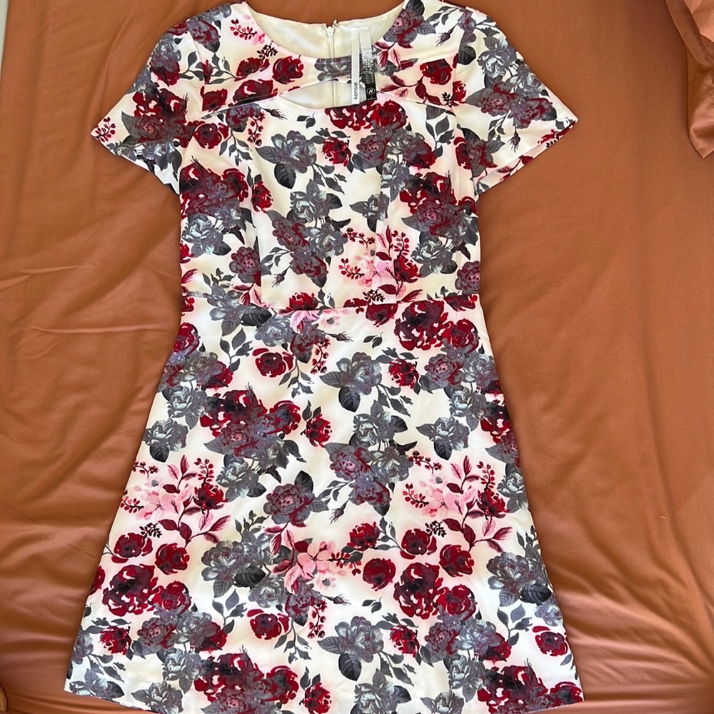 Cute A-line floral dress